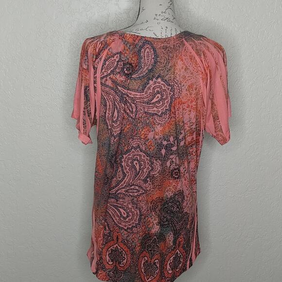 Carole Little Beaded Top Size 1X - Picture 3 of 5